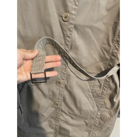 Calvin Klein Trench Coat Soft Shell Size‎ Small Lightweight Khaki Tan - Picture 6 of 8